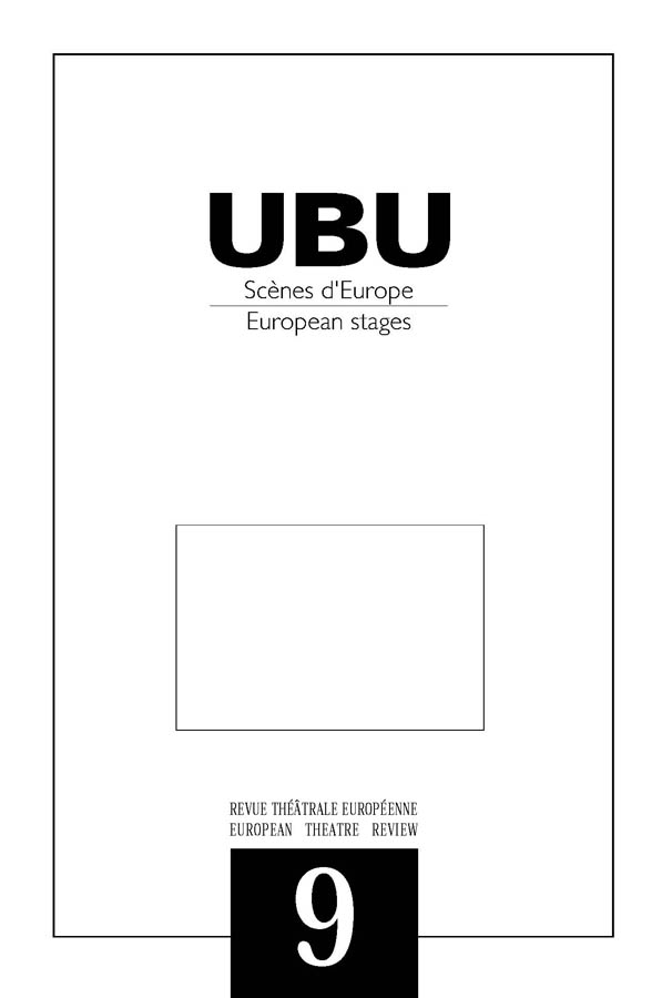 Couverture UBU numéro 9